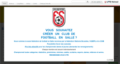 Desktop Screenshot of footsalle-hainaut.be